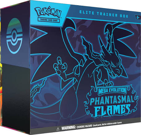 Pokemon TCG Mega Evolution: Phantasmal Flames Elite Trainer Box